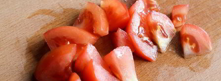 омлет с помидорами. Шаг 4