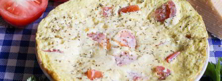 омлет с помидорами. Шаг 8