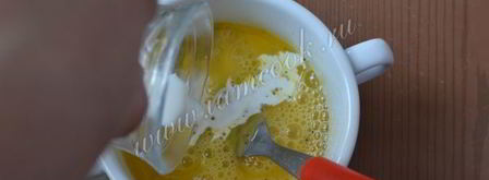 омлет с рукколой и овсяными хлопьями. Шаг 4