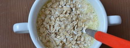 омлет с рукколой и овсяными хлопьями. Шаг 5