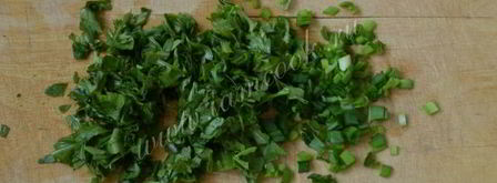 омлет с рукколой и овсяными хлопьями. Шаг 6