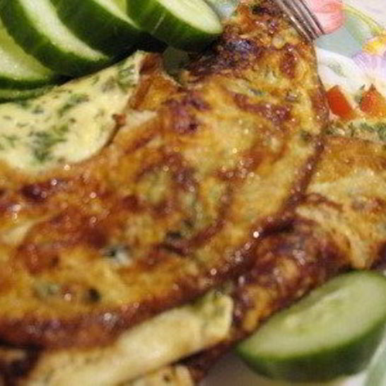 Рецепт омлета с соевым соусом и тимьяном