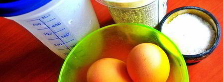 омлет с тефтельками мишка под одеялом. Шаг 14