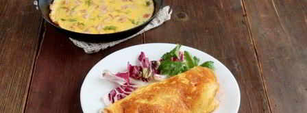 омлет с ветчиной. Шаг 8