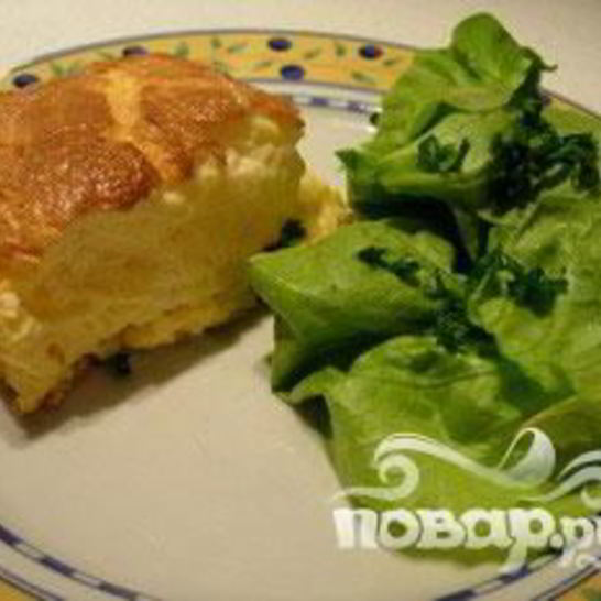 Рецепт омлета-суфле с сыром