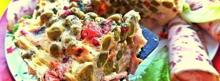 омлет в горошек. Шаг 13