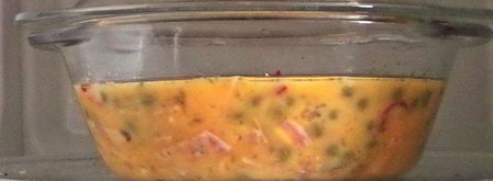 омлет в горошек. Шаг 9