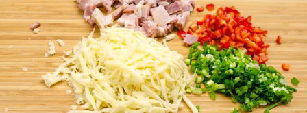 омлет запеченный в тосте. Шаг 4