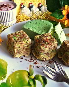 Порционный омлет с гречкой