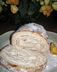 Сладкий омлетовый рулет