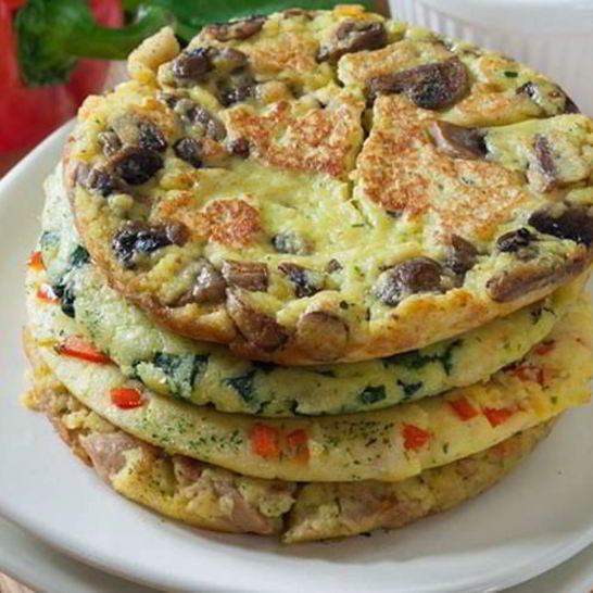 Рецепт закусочных картофельных омлетов