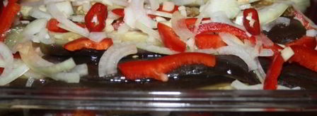 острая закуска из баклажанов. Шаг 4