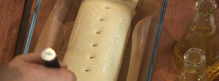 деревенский паштет с маринованным виноградом и персиками. Шаг 6