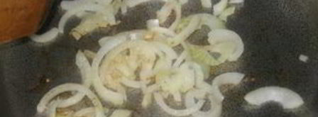 фасолевый паштет с карамелизированным луком и имбирем. Шаг 8