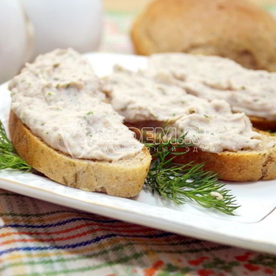 Рецепт паштета из белой фасоли