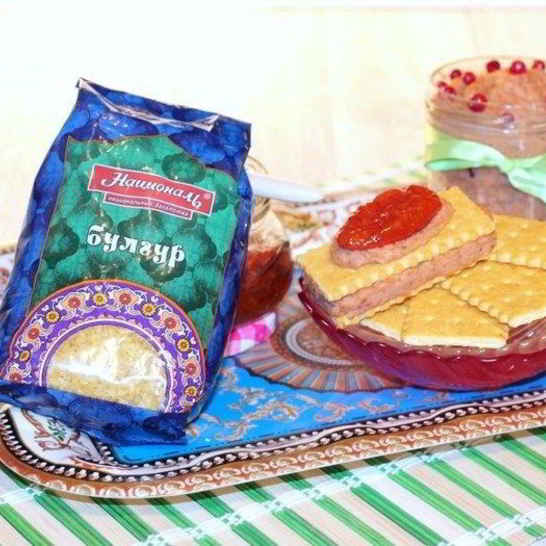 Рецепт паштета из булгура и красной фасоли