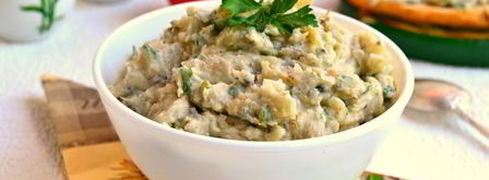 паштет из фасоли с луком и оливками. Шаг 5