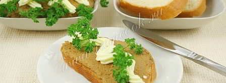 паштет из говяжьей печени со сливочным маслом. Шаг 9