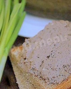 Паштет из печени с черносливом