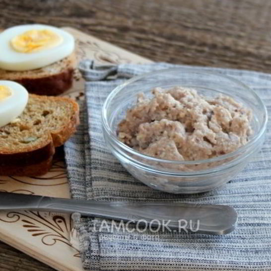 Рецепт паштета из селедки и яблок