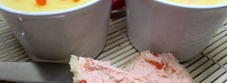 паштет из семги с красной икрой и белым вином. Шаг 9