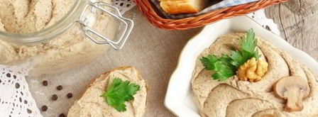 паштет из шампиньонов с грецкими орехами. Шаг 12