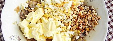 паштет из шампиньонов с грецкими орехами. Шаг 10