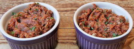 паштет из вяленых томатов и белой фасоли. Шаг 6