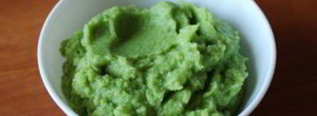 паштет из зеленого горошка и авокадо с мятой. Шаг 4