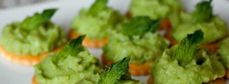 паштет из зеленого горошка и авокадо с мятой. Шаг 6