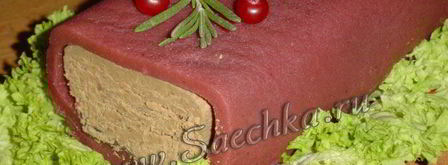 печеночный паштет в клюквенном соусе. Шаг 12