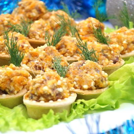 Рецепт рыбного паштета в тарталетках