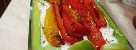 творожный паштет с жареными перцами. Шаг 8