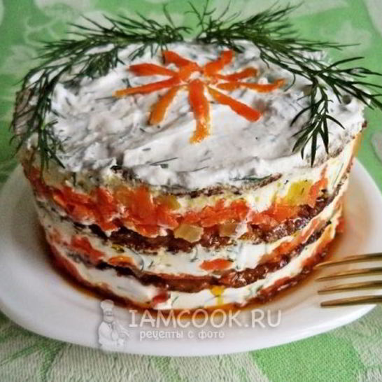 Рецепт печеночного торта иза говяжьея печеней