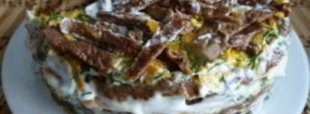 печеночный торт из свиной печени. Шаг 9