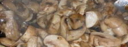 печеночный торт с грибами. Шаг 3