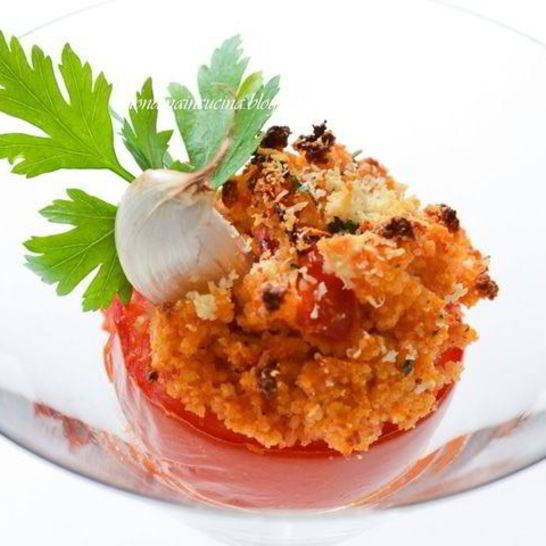 Рецепт помидоров, фаршированных кускусом