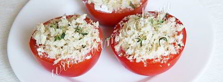 помидоры фаршированные рикоттой. Шаг 7