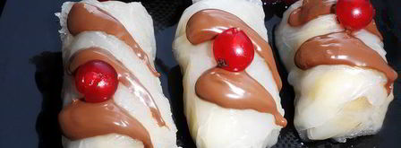 банановые спринг-роллы. Шаг 7