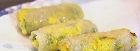 домашние спринг-роллы с творогом, тмином и карри. Шаг 7