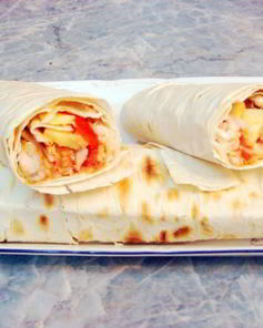 Домашний Чикен роллы из лаваша с курицей