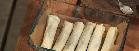 креветочные роллы с инжиром и острым апельсиновым соусом. Шаг 5