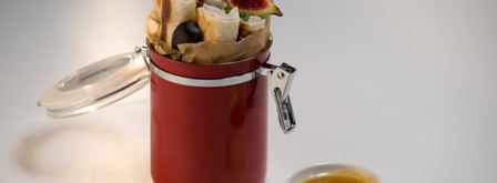 креветочные роллы с инжиром и острым апельсиновым соусом. Шаг 8