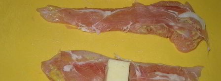 куриные роллы с беконом и сыром. Шаг 2