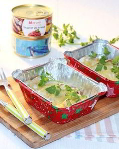 Ролл пшеничный с паштетом из тунца