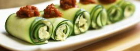 ролл с огурцом. Шаг 4