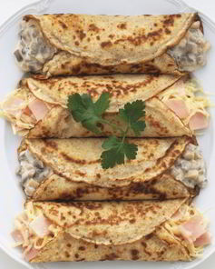 Роллы из блинов