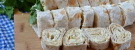 роллы из лаваша. Шаг 7