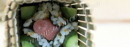 роллы мозаика. Шаг 12