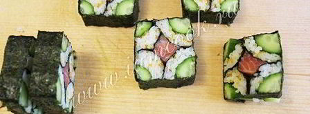 роллы мозаика. Шаг 13